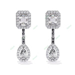 Load image into Gallery viewer, Multi  Halo Jackets Earring JAHA1382
