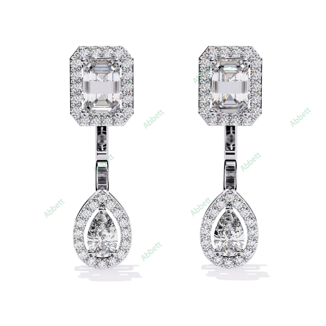 Multi  Halo Jackets Earring JAHA1382