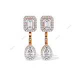 Load image into Gallery viewer, Multi  Halo Jackets Earring JAHA1382

