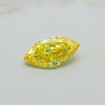 Load image into Gallery viewer, Marquise lab grown yellow diamond

