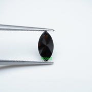 Marquise black moissanite