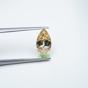 Marquise brown moissanite