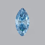 Load image into Gallery viewer, Marquise lab grown blue diamond
