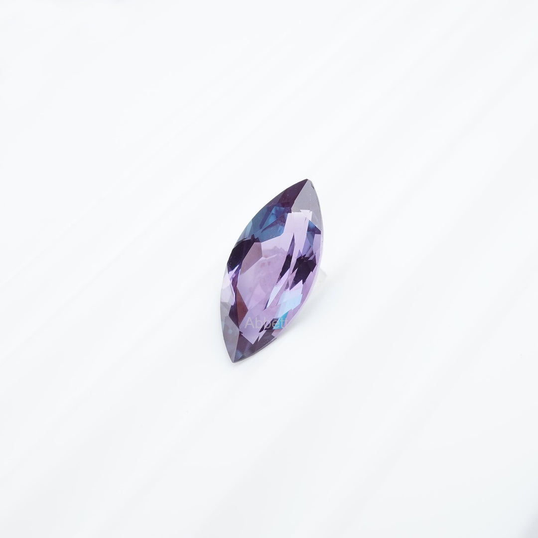 Marquise lab grown alexandrite