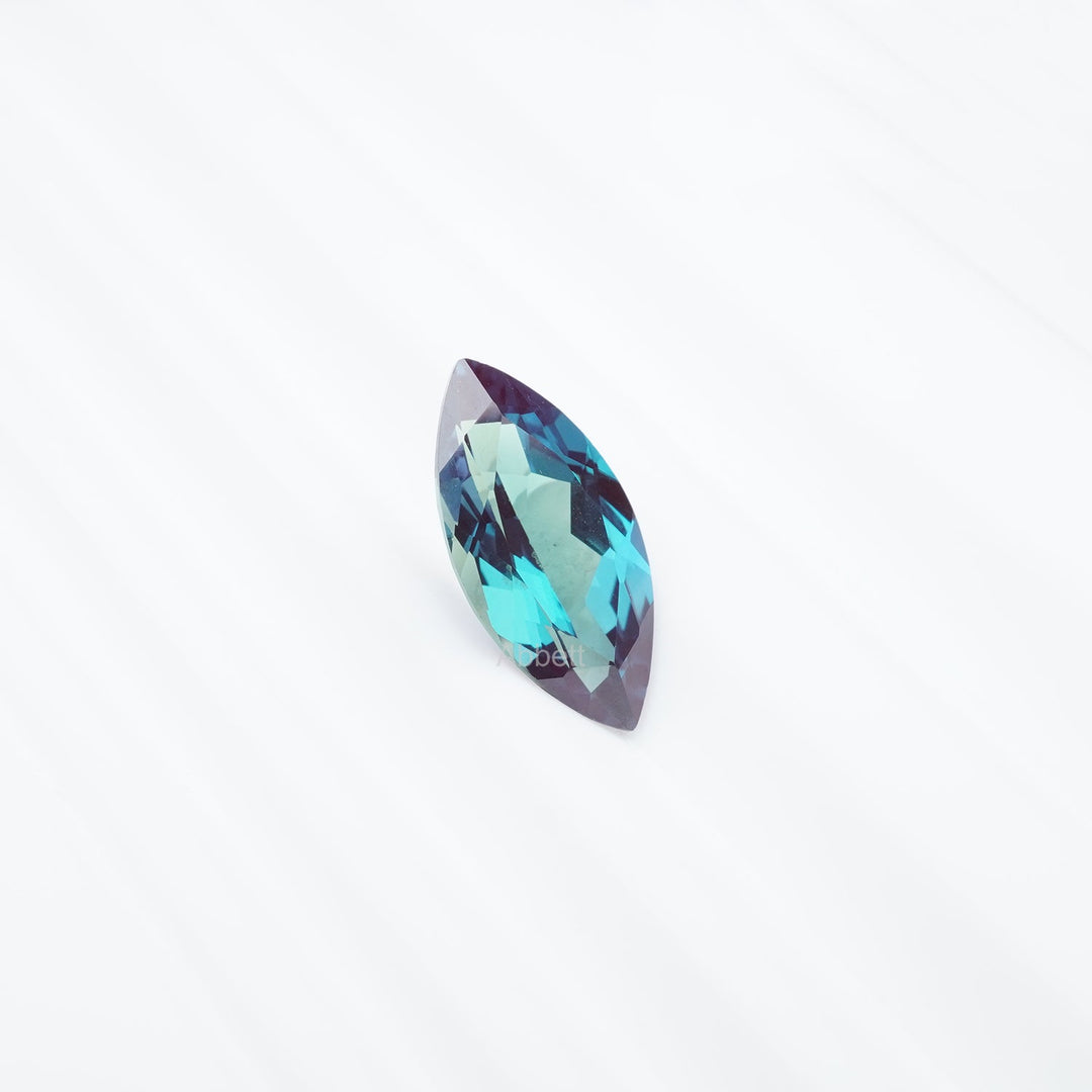 Marquise lab grown alexandrite