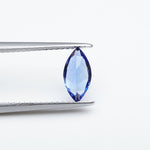 Load image into Gallery viewer, Marquise lab grown blue sapphire
