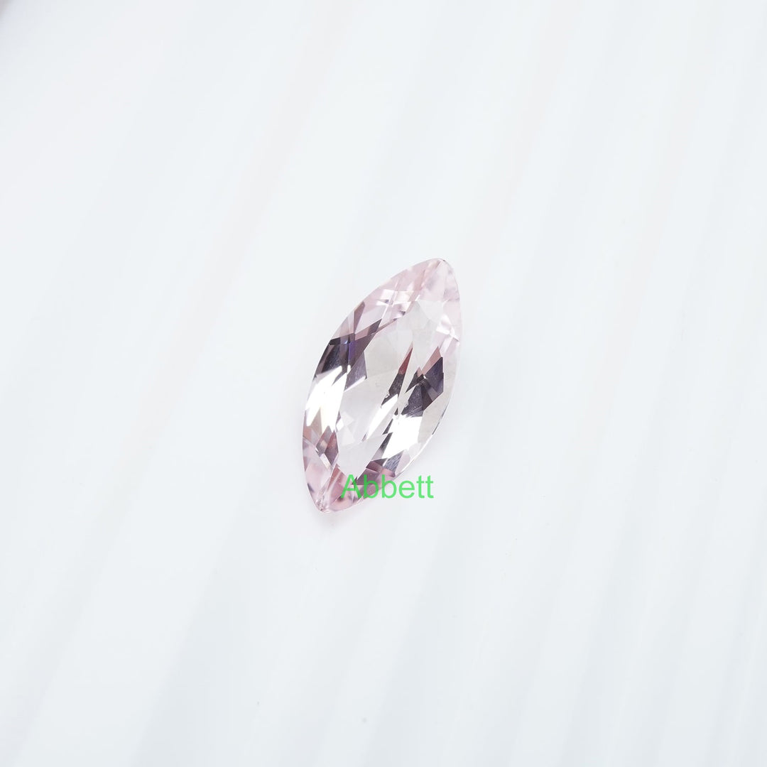 Marquise lab grown light pink sapphire