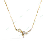 Load image into Gallery viewer, Round Bow Necklace NEBO1286
