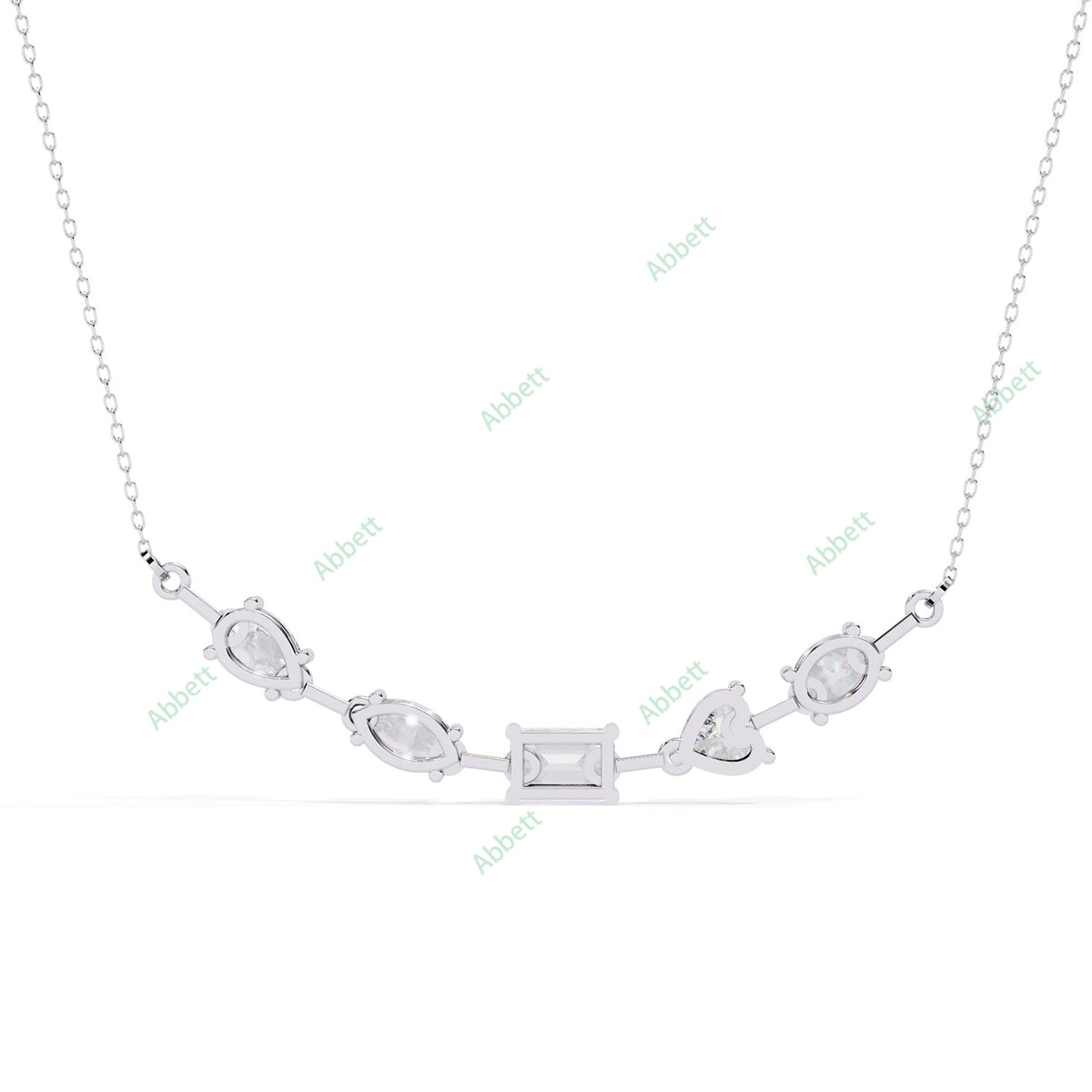 Curved Bar Necklace NECU1296