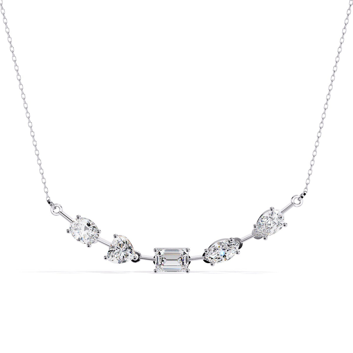 Curved Bar Necklace NECU1296