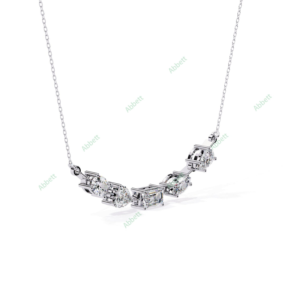 Curved Bar Necklace NECU1296