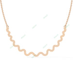 Load image into Gallery viewer, Round Curved Bar Necklace NECU1299
