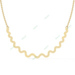 Load image into Gallery viewer, Round Curved Bar Necklace NECU1299
