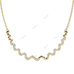 Load image into Gallery viewer, Round Curved Bar Necklace NECU1299
