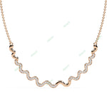 Load image into Gallery viewer, Round Curved Bar Necklace NECU1299
