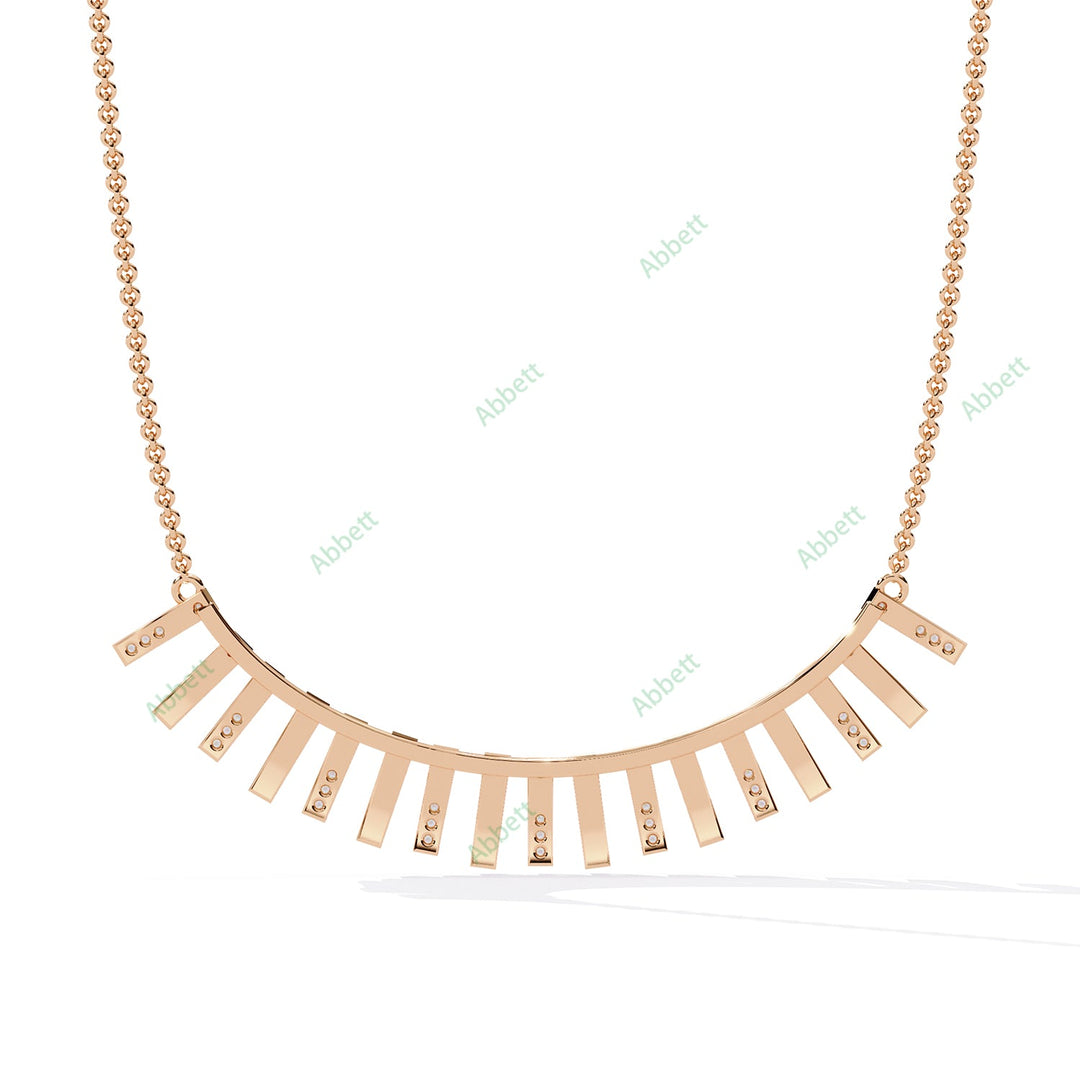 Round Fringe Necklace NEFR1298