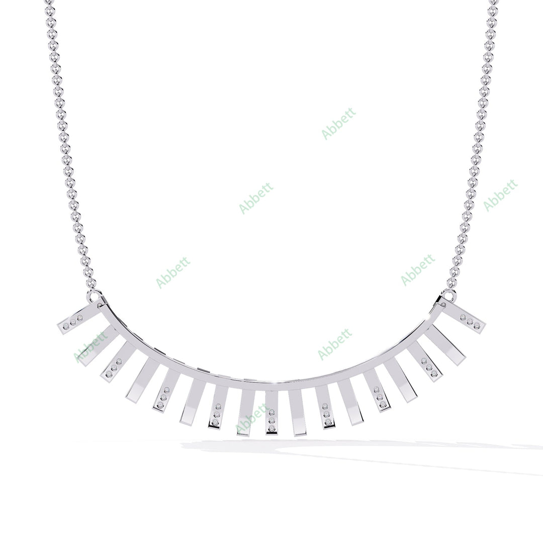 Round Fringe Necklace NEFR1298