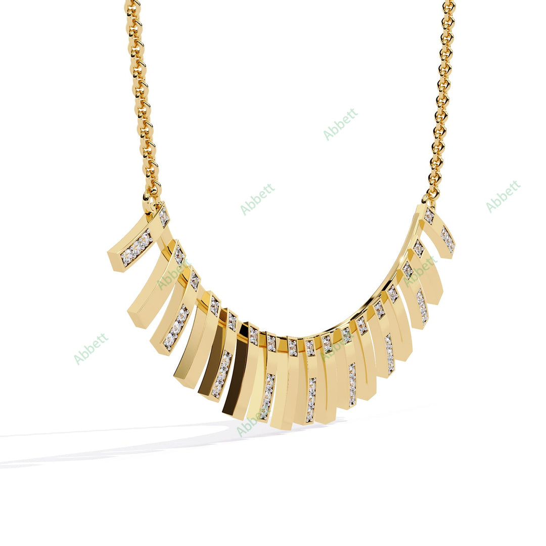 Round Fringe Necklace NEFR1298