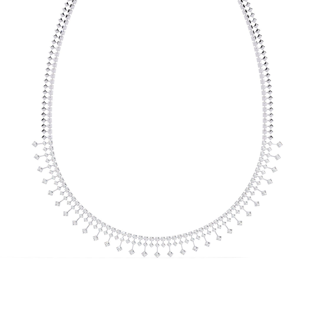 Round Fringe Necklace NEFR1311