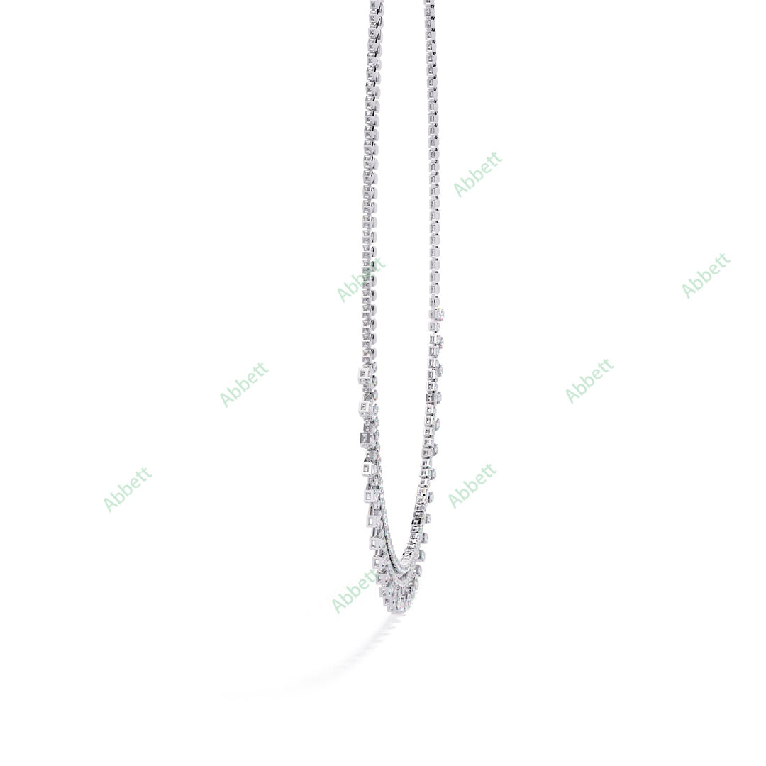 Round Fringe Necklace NEFR1311