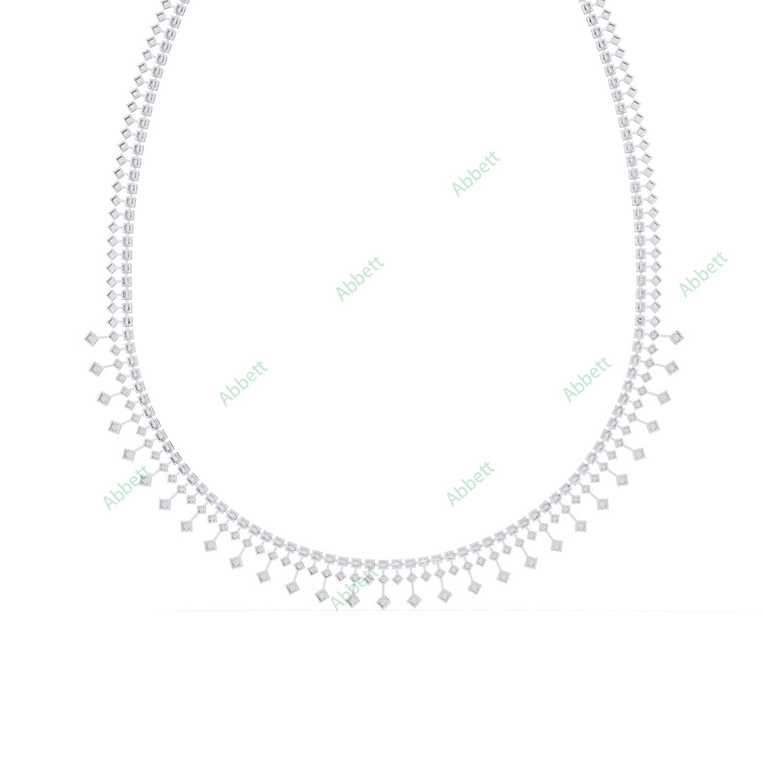 Round Fringe Necklace NEFR1311