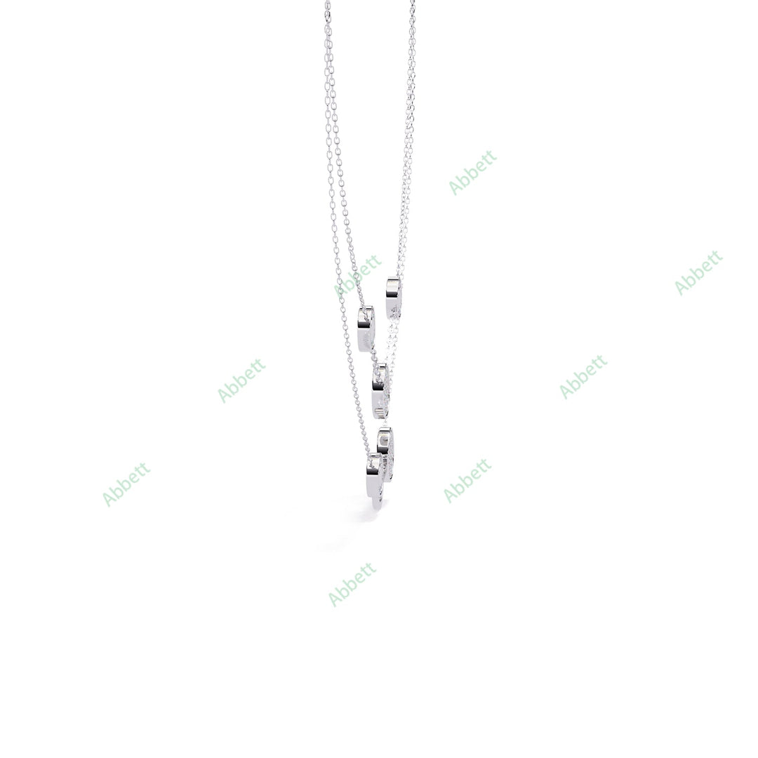 Round Layered Necklace NELA1279