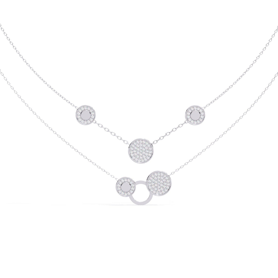 Round Layered Necklace NELA1279