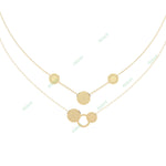 Load image into Gallery viewer, Round Layered Necklace NELA1279
