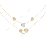 Load image into Gallery viewer, Round Layered Necklace NELA1279
