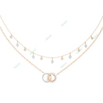 Load image into Gallery viewer, Round Layered Necklace NELA1282
