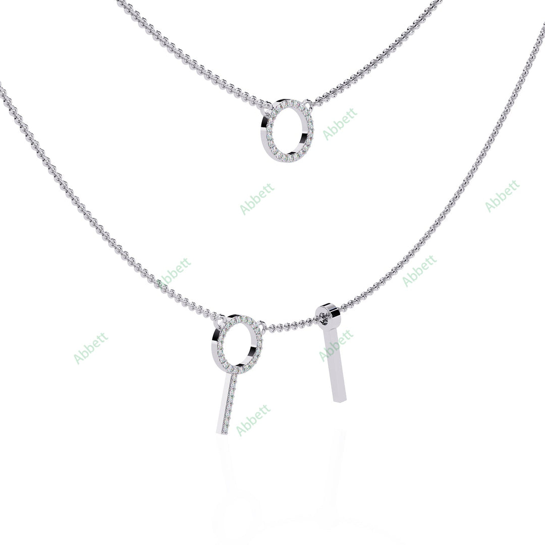 Round Layered Necklace NELA1287