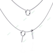 Round Layered Necklace NELA1287