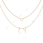 Load image into Gallery viewer, Round Layered Necklace NELA1287
