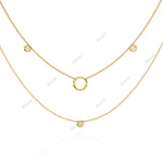 Load image into Gallery viewer, Round Layered Necklace NELA1288
