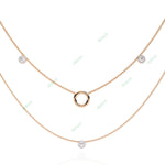Load image into Gallery viewer, Round Layered Necklace NELA1288
