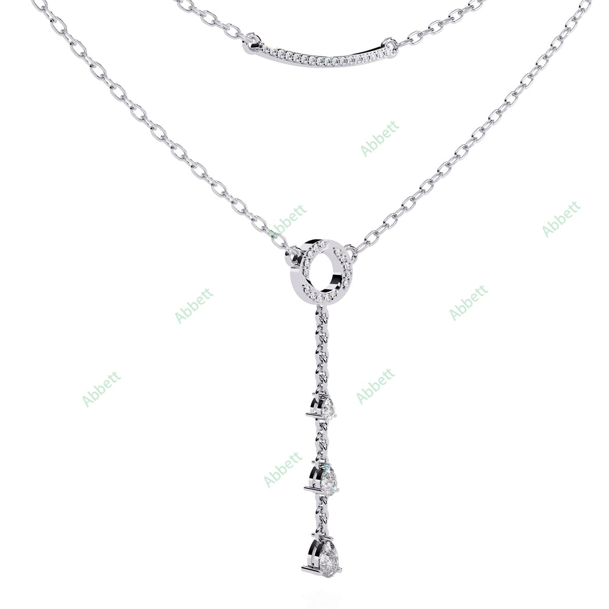 Lariat Layered Necklace NELA1290