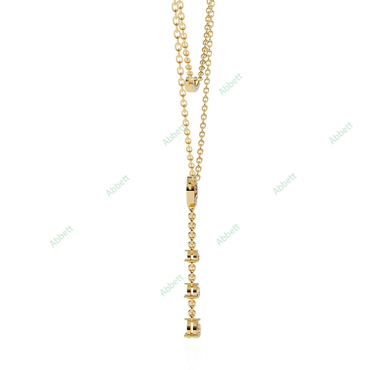Lariat Layered Necklace NELA1290