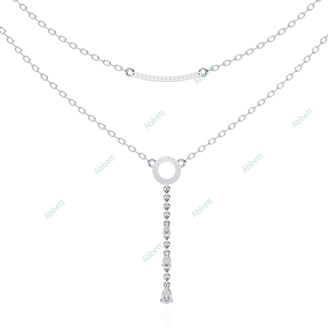 Round Layered Necklace NELA1290