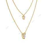 Load image into Gallery viewer, Pear Layered Necklace NELA1291
