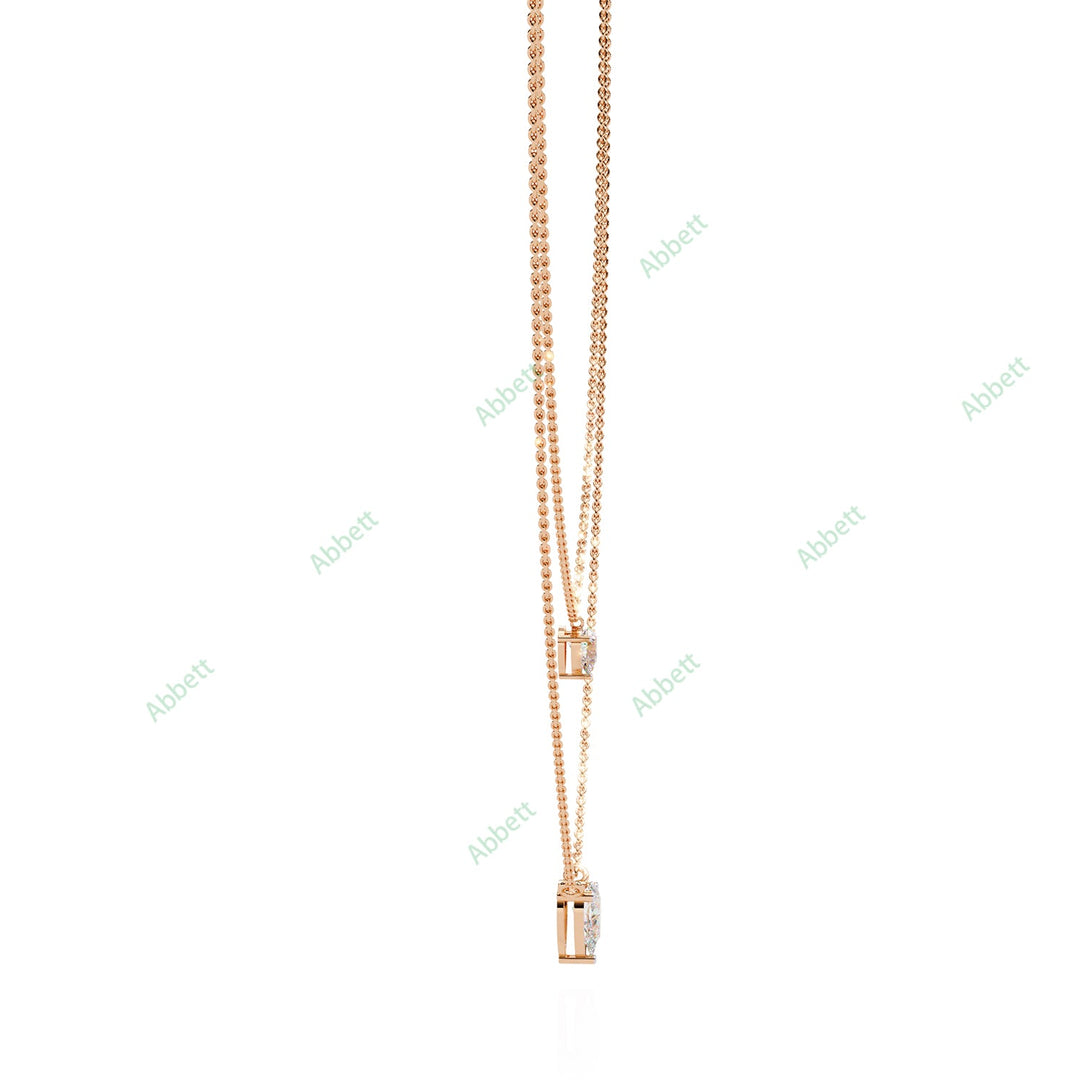 Pear Layered Necklace NELA1291