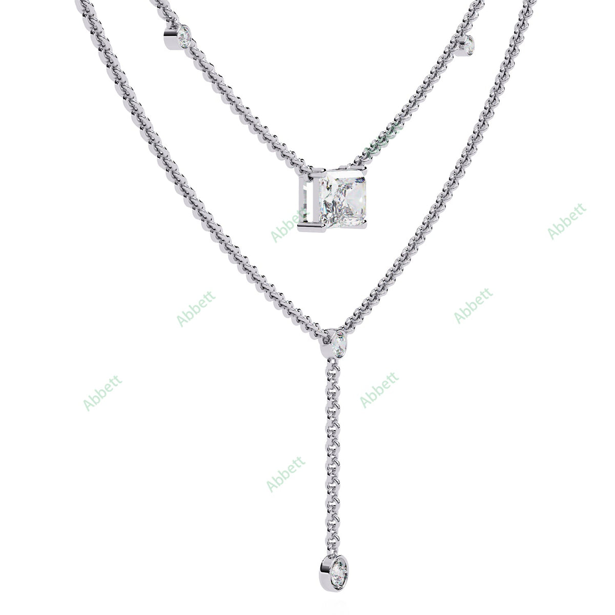 Drop Layered Necklace NELA1293