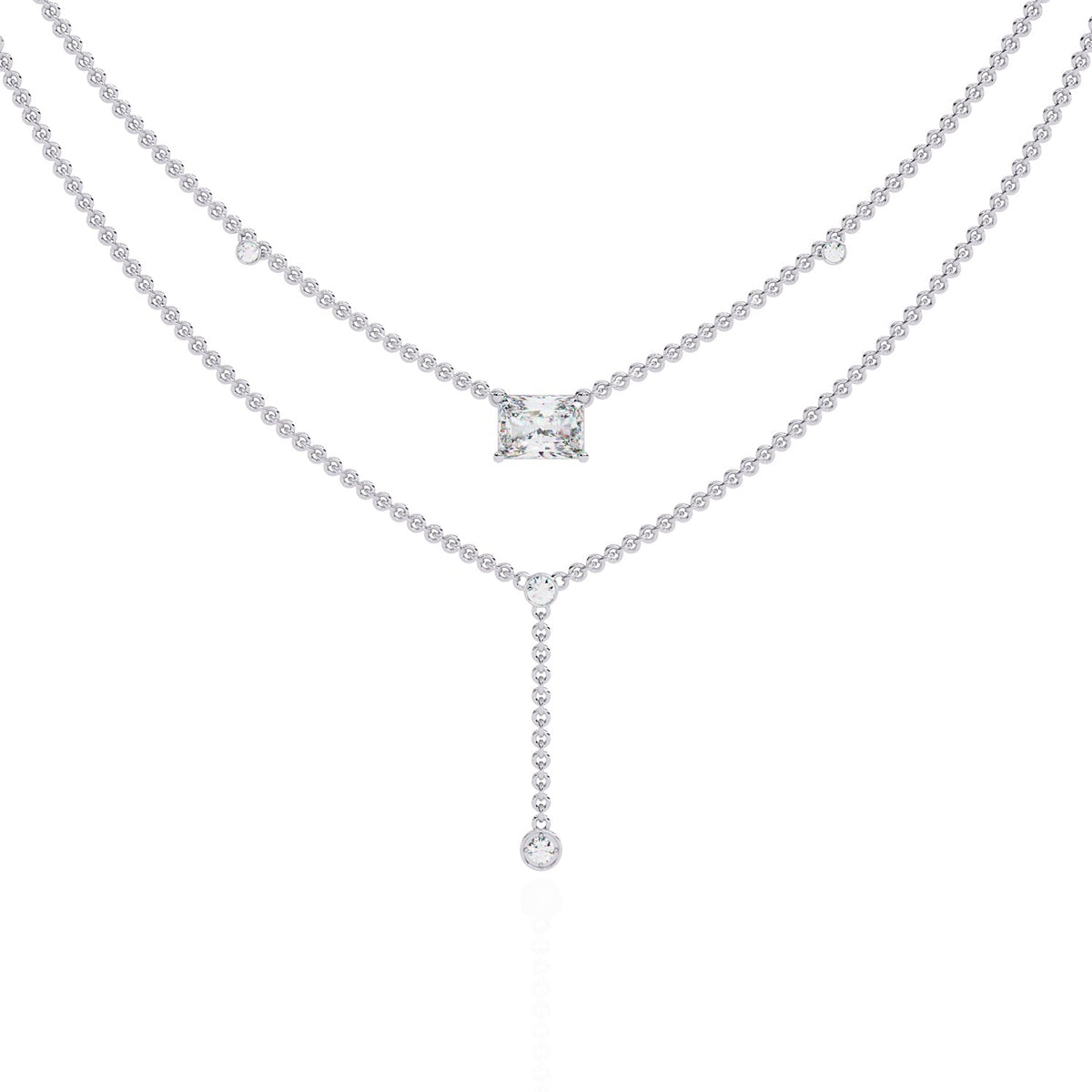 Drop Layered Necklace NELA1293