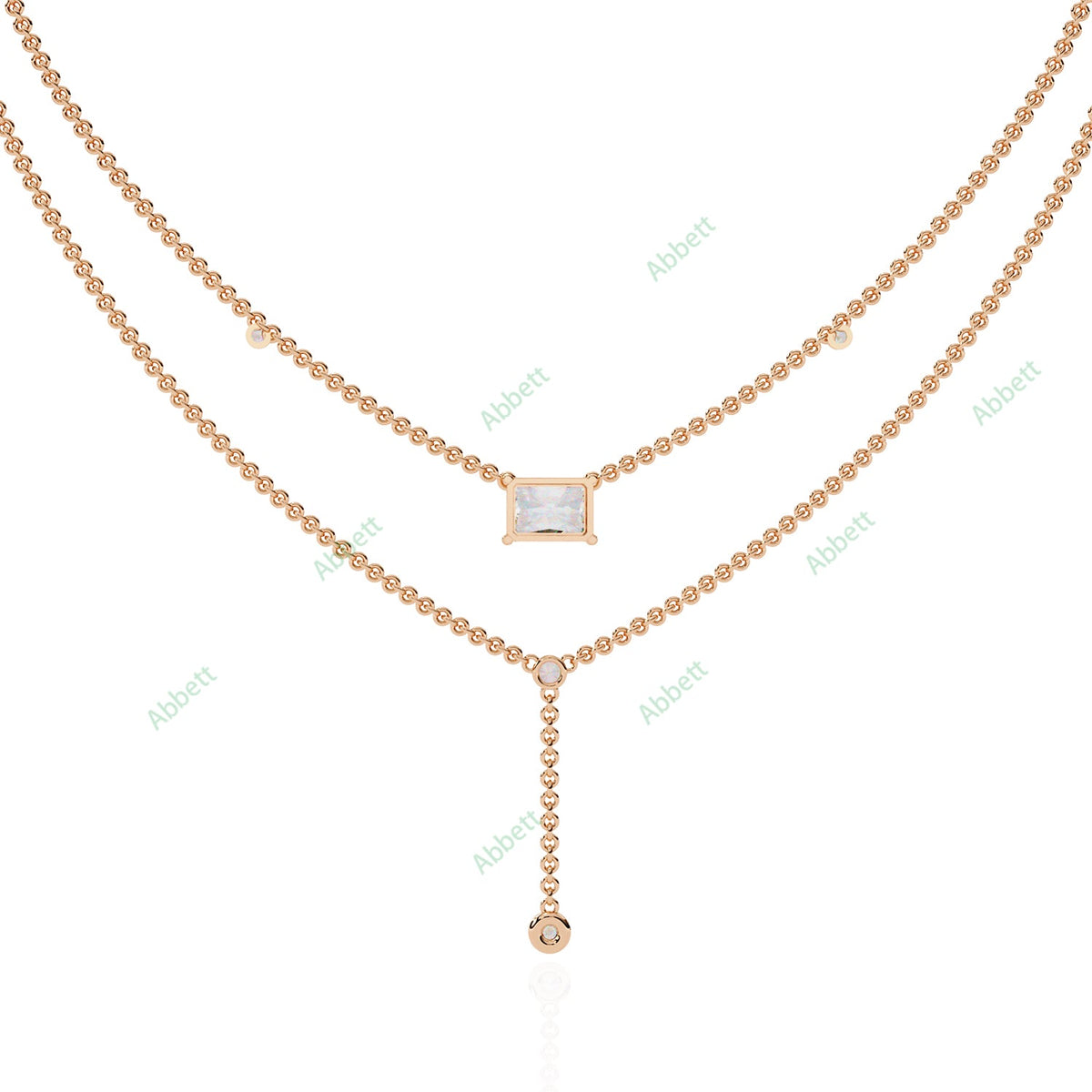 Drop Layered Necklace NELA1293