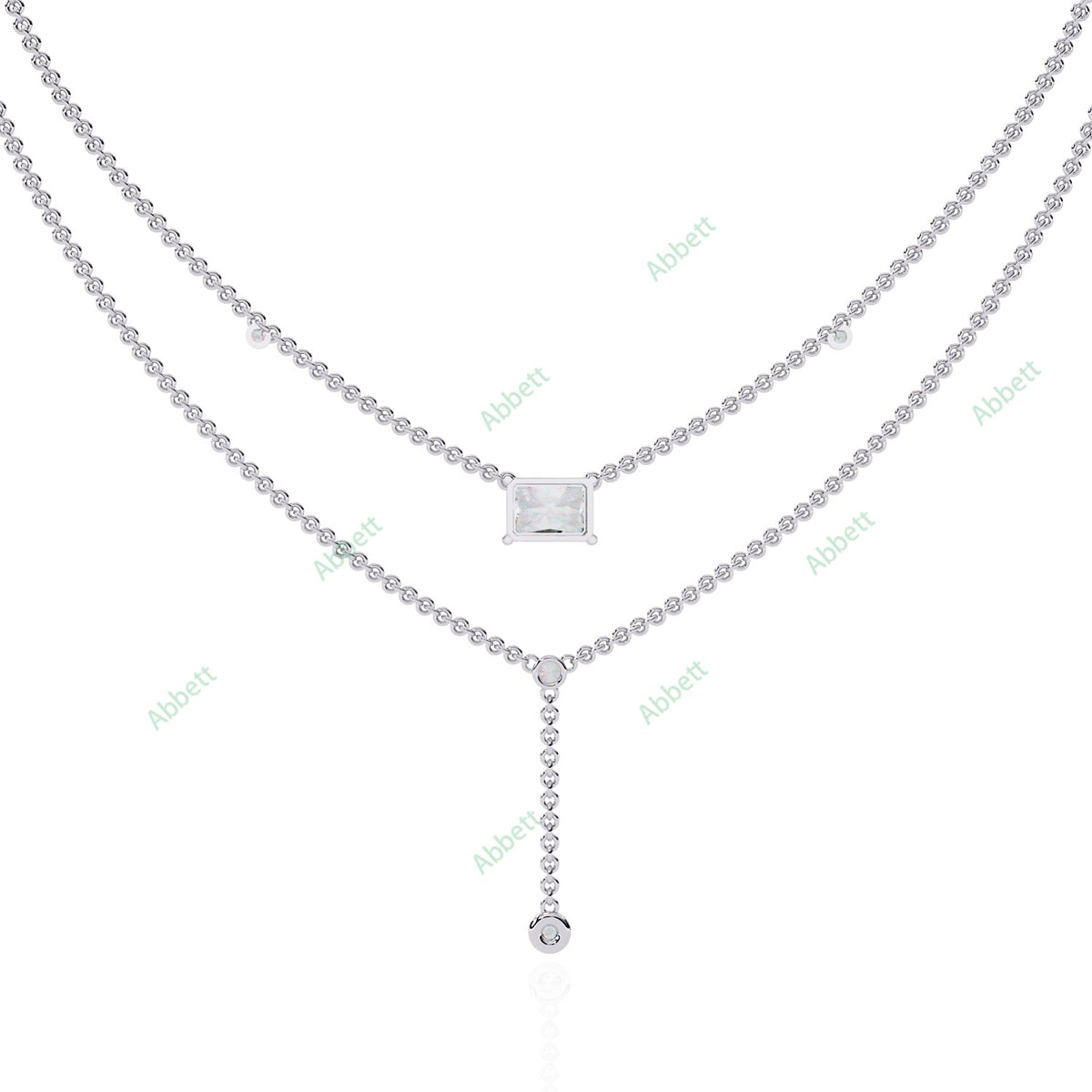 Drop Layered Necklace NELA1293