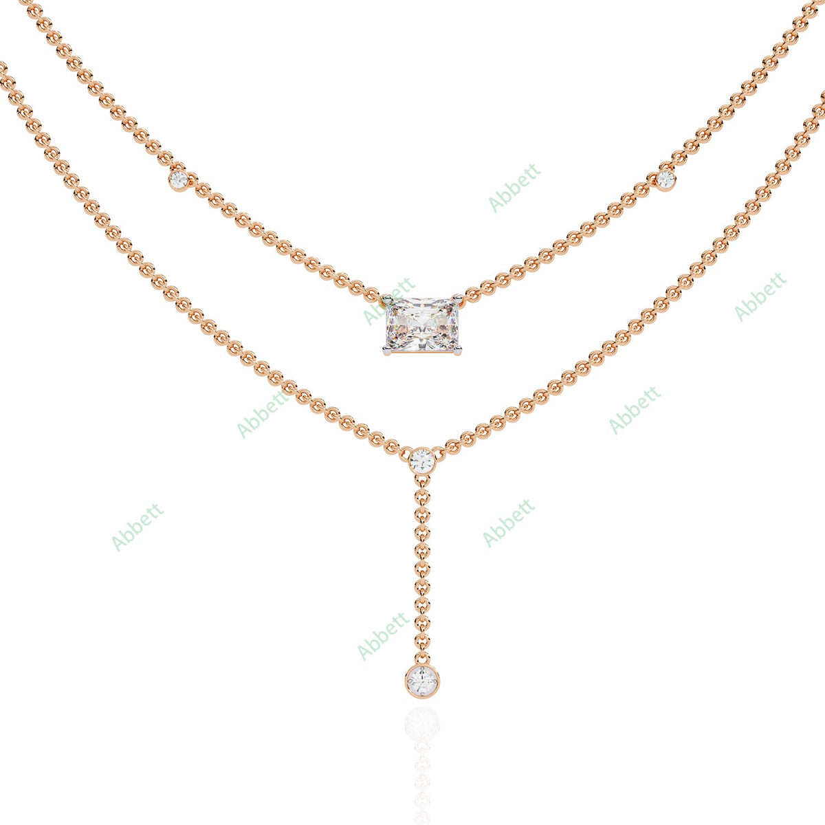 Drop Layered Necklace NELA1293