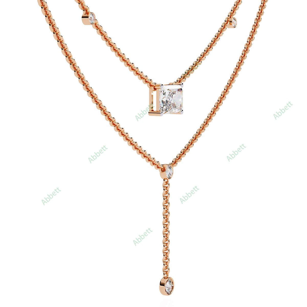 Drop Layered Necklace NELA1293