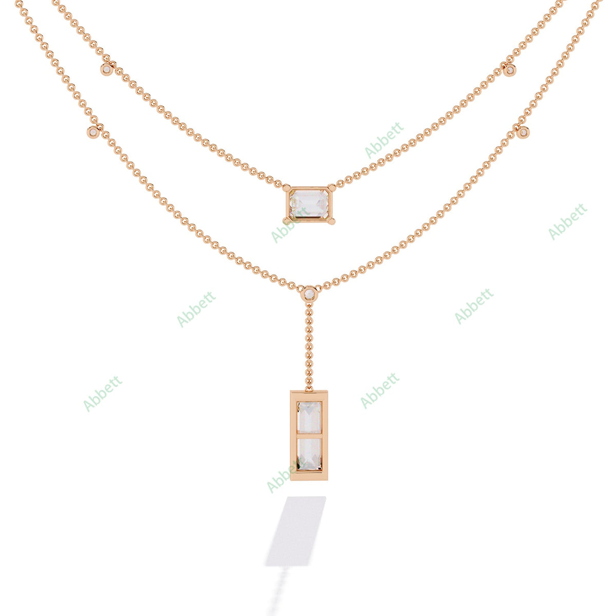 Drop Layered Necklace NELA1294