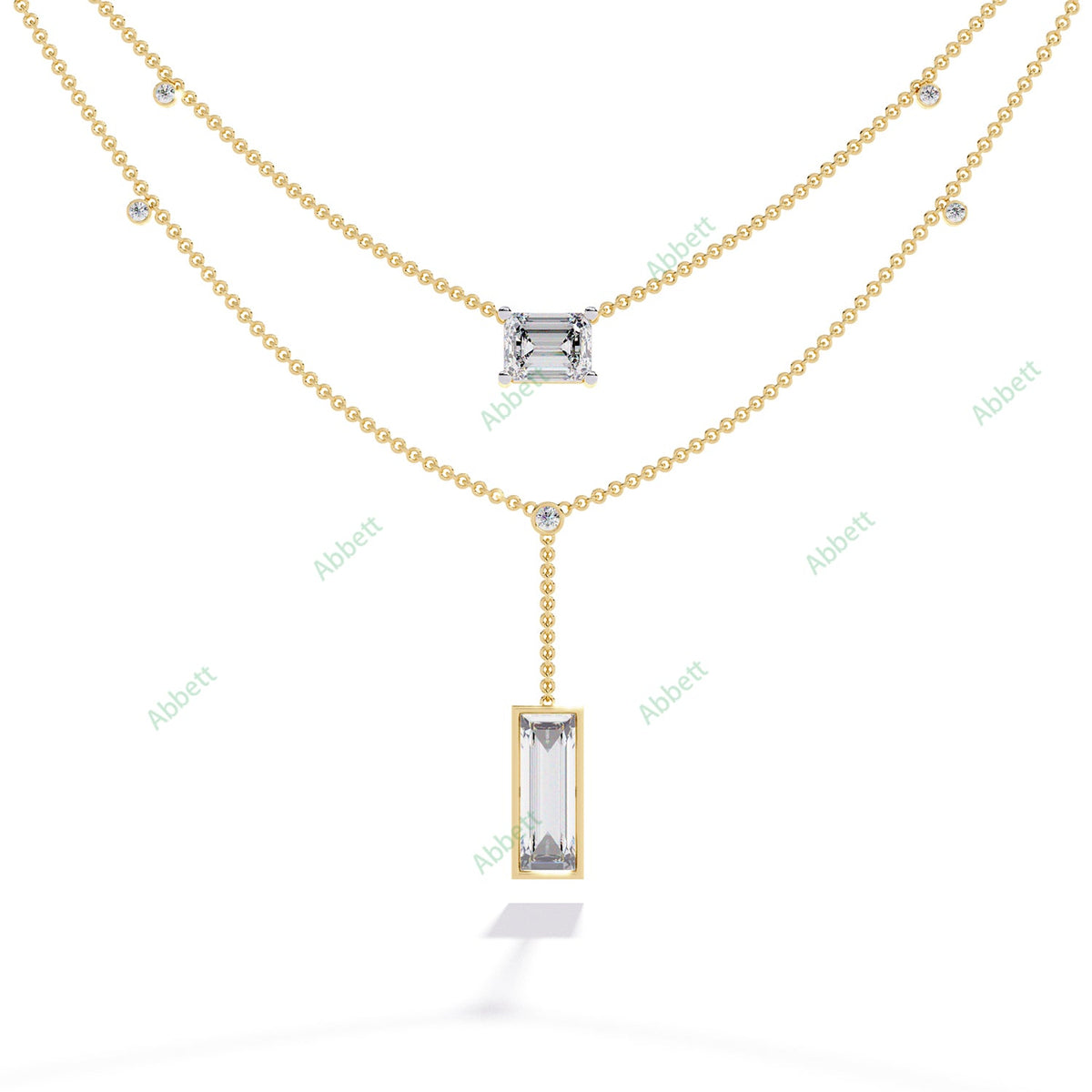 Drop Layered Necklace NELA1294