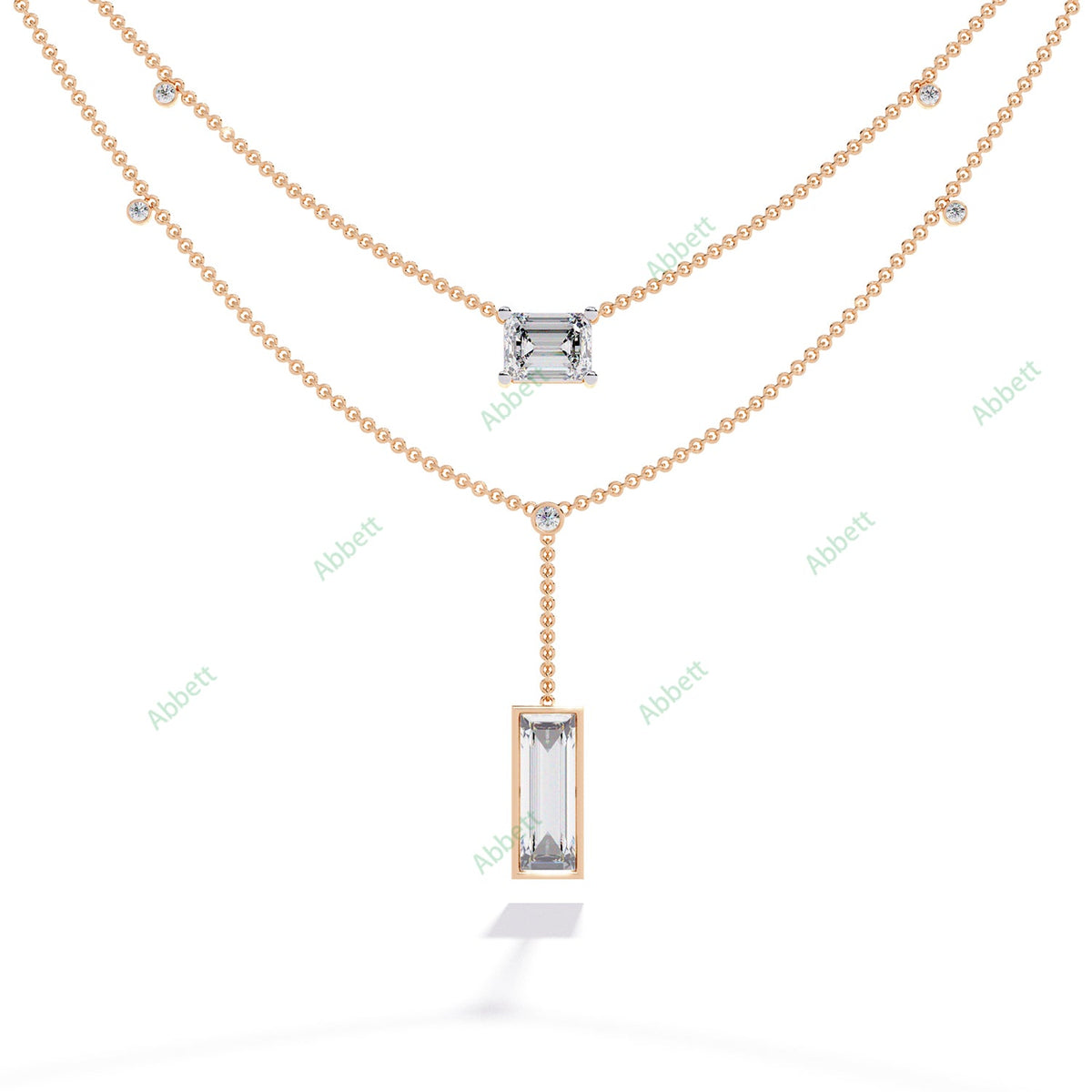 Drop Layered Necklace NELA1294