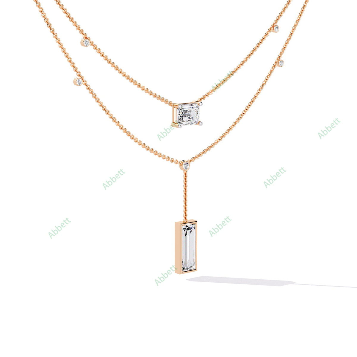 Drop Layered Necklace NELA1294